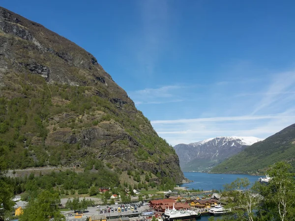 Norvégia Természet Táj Háttér — Stock Fotó