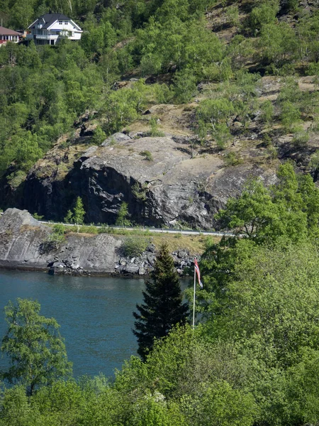 Norge Natur Landskap Bakgrund — Stockfoto