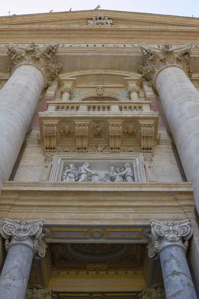 Vatikan Şehri Talya Daki Aziz Peter Bazilikasının Ayrıntıları — Stok fotoğraf