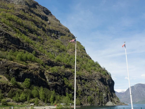 Noorwegen Natuur Landschap Achtergrond — Stockfoto