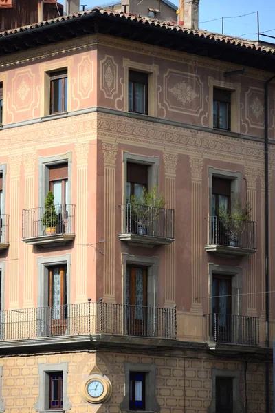 Aflicción Cívica Provincia Gerona Casas Fachadas Casas Vistas Ciudad — Foto de Stock