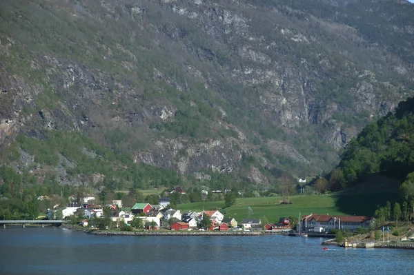 Noruega Sobre Paisagem Natural Fundo — Fotografia de Stock