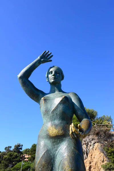 Spanje Lloret Mar Provincie Gerona Huizen Gevels Uitzicht Stad — Stockfoto