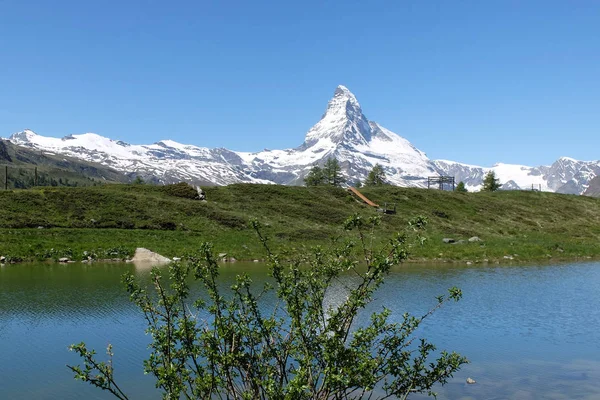 Vue Panoramique Sur Magnifique Paysage Alpin — Photo