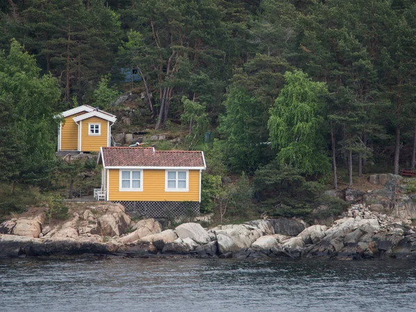 Oslo Capital Noruega Fica Costa Sul País Frente Oslofjord — Fotografia de Stock