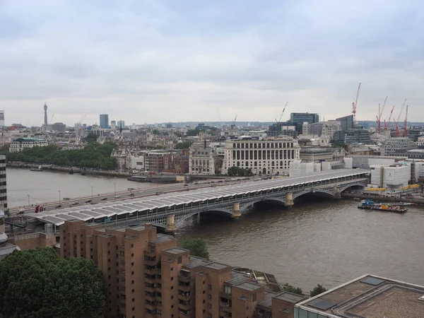 Antenn Utsikt Över Staden London — Stockfoto