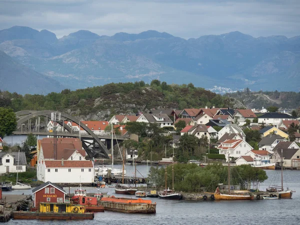 Vista Paesaggi Scandinavia Nel Nord Europa — Foto Stock
