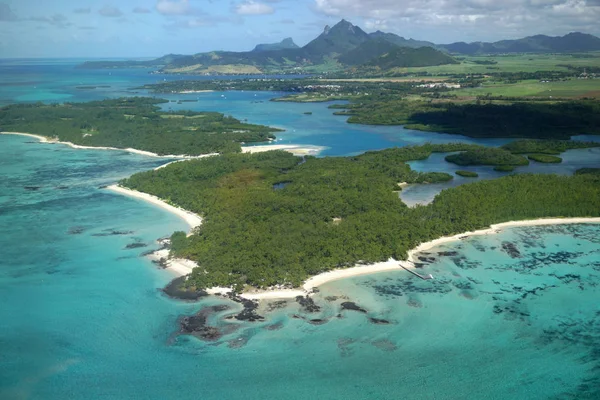 Vista Aérea Ile Aux Cerfs Mauricio —  Fotos de Stock