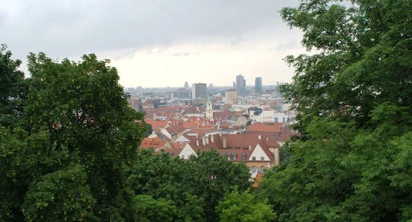 Schöne Stadt Bratislava Blick Auf Die Panoramische Stadt Der Slowakei — Stockfoto