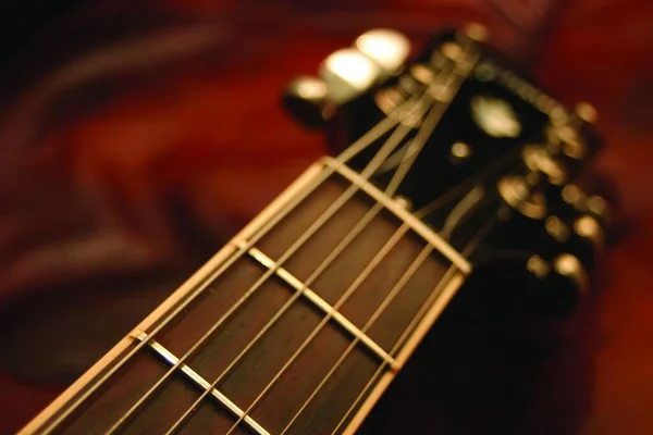 Крупним Планом Гітарна Шия — стокове фото