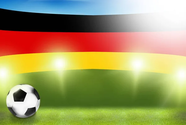 Calcio Calcio Germania Sport Rendering — Foto Stock