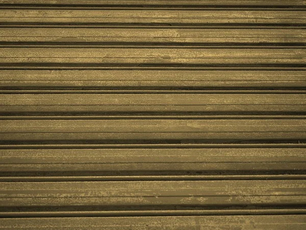 Metal Roller Shutter Door Useful Background Vintage Sepia — Stock Photo, Image