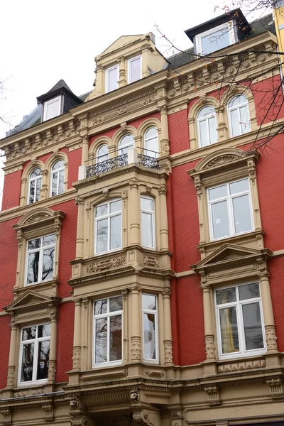 Hamburg Stadtansichten Σπίτια Προσόψεις — Φωτογραφία Αρχείου