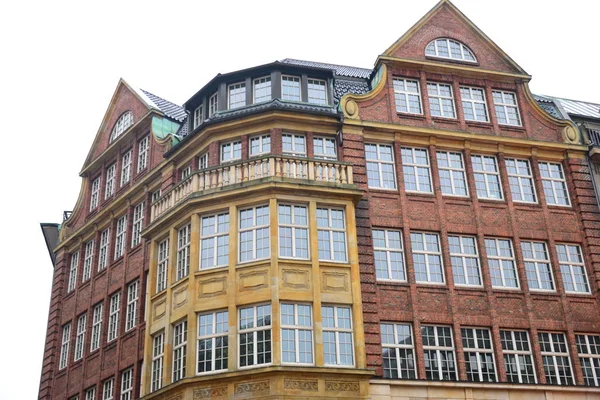 Stadtansichten Hamburg Hausfassaden — Stockfoto