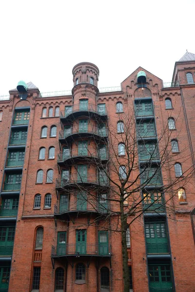 Hambúrguer Speicherstadt — Fotografia de Stock