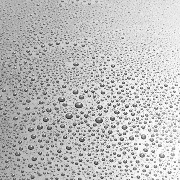차가운 개념을 유지하는 프레임으로 임의의 크기의 물방울로 — 스톡 사진