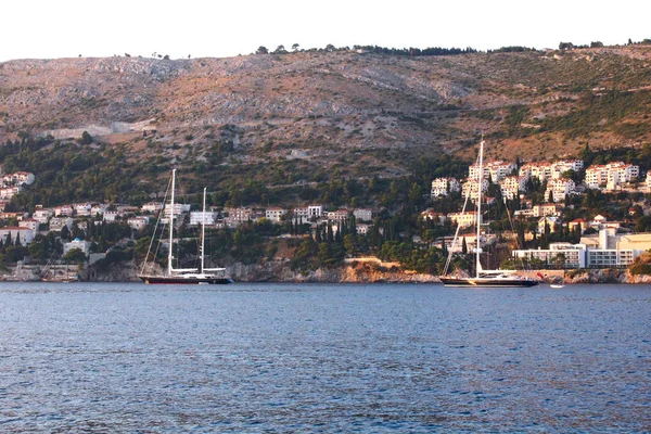 Hırvatistan Locrum Adası Yakınlarındaki Adriyatik Denizi — Stok fotoğraf
