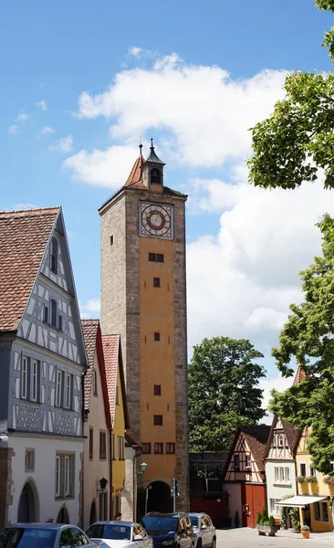 Puerta Del Castillo Rothenburg — Foto de Stock