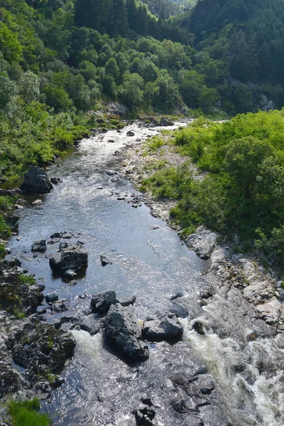 Riverscape Eyrieux Ardeche — Fotografia de Stock