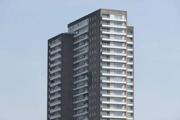 Facade Modern Residential Building Hamburg Germany — Stock Photo, Image