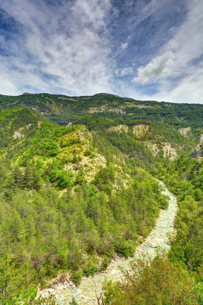 Längs Roannen Genom Dromen — Stockfoto