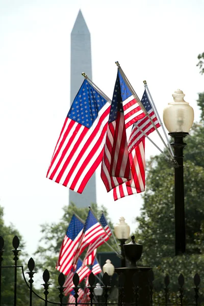 Drapeaux Des États Unis Amérique — Photo