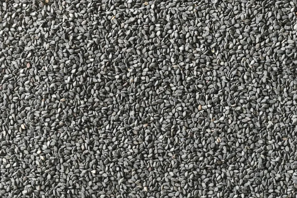 Black Sesame Seeds Background — Stock Photo, Image