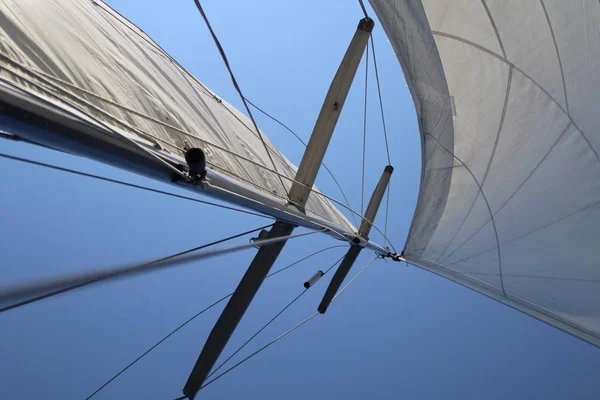 Viagem Barco Vento Vela — Fotografia de Stock