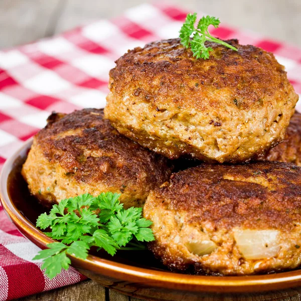 Closeup View Tasty Yummy Meat — Stock Photo, Image