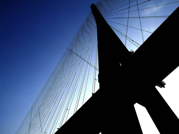 Grootste Schuine Hangbrug Van Europa — Stockfoto