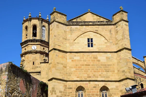 Iglesia Gótica Getaria — Foto de Stock