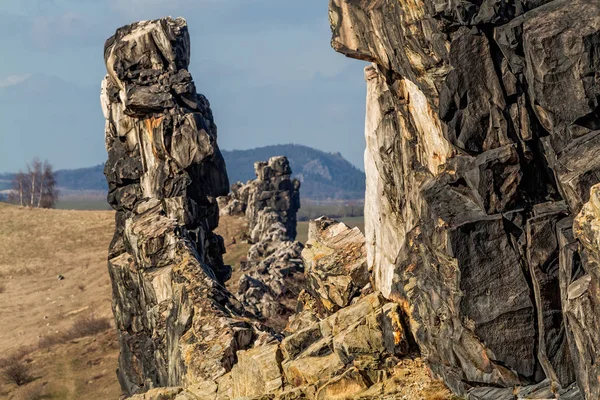 Teufelsmauer Harz Bei Weddersleben Thale — Fotografia de Stock