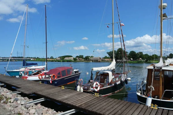 Västlig Pommersk Seglats Segelbåtar Framför Wolin — Stockfoto