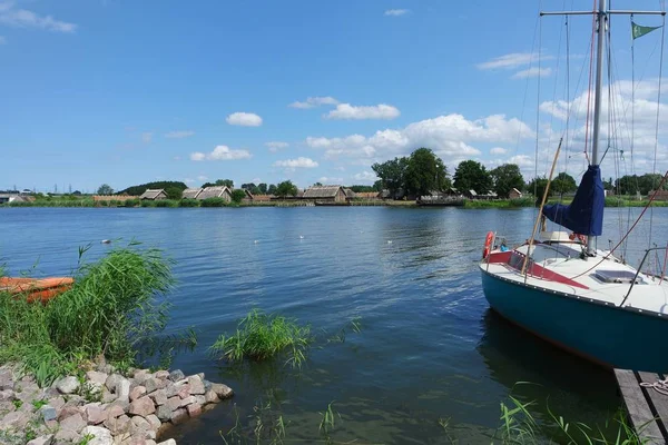 Västlig Pommersk Seglats Segelbåt Framför Wolin — Stockfoto