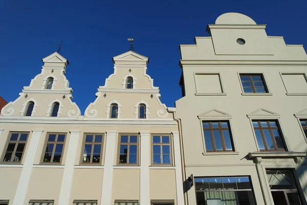 Arquitetura Cidade Velha Wismar — Fotografia de Stock