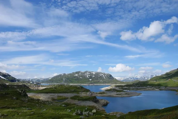 Pohled Krajinu Skandinávii Severní Evropě — Stock fotografie