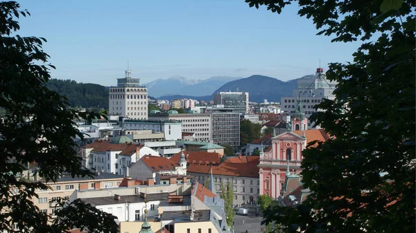 Любляна Гарне Місто Чудова Столиця Словенії — стокове фото