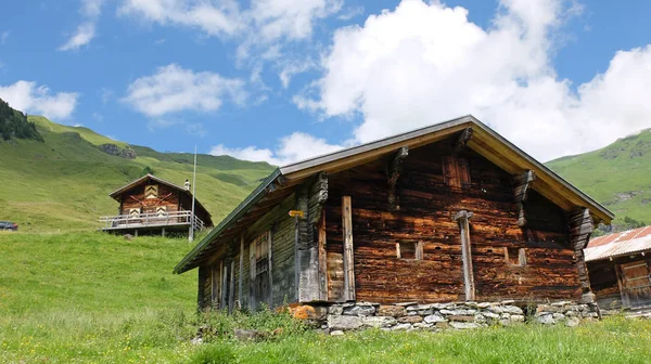 Chaty Alpejskie Hasliberg — Zdjęcie stockowe
