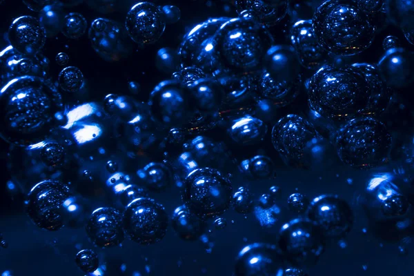 Fresh Ripe Blueberries Black Background — Stock Photo, Image