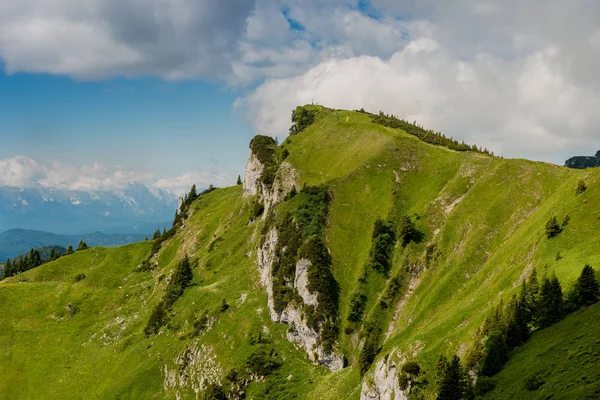 Malowniczy Widok Majestatyczny Krajobraz Alp — Zdjęcie stockowe