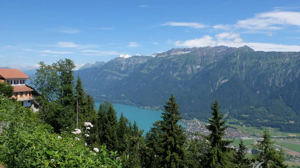 Vista Panorámica Del Hermoso Paisaje Los Alpes —  Fotos de Stock