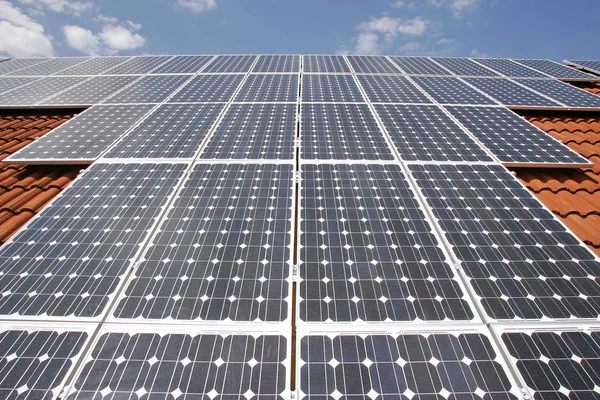 Energía Solar Generación Electricidad —  Fotos de Stock