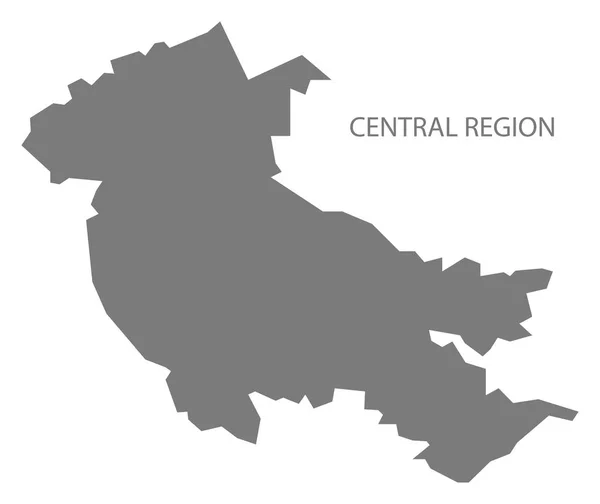 Central Region Scotland Map Grey — Stock Photo, Image