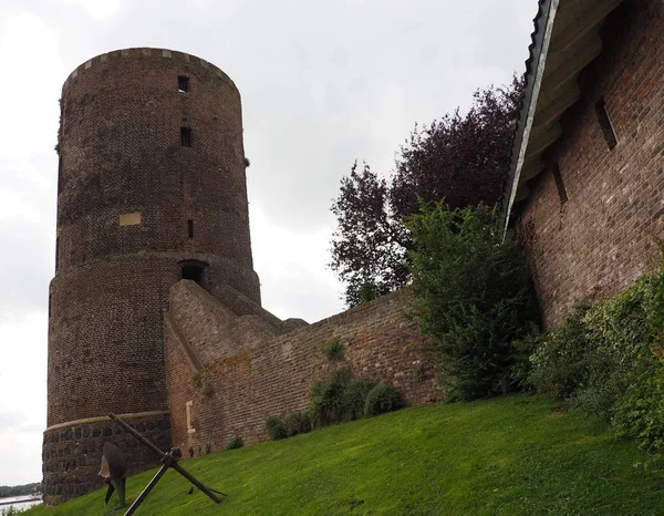 Uitzicht Toren Van Het Kasteel Van Peter Paul Fort Achtergrond — Stockfoto