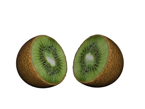 Green Kiwi Tropical Fruit — Stock Photo, Image