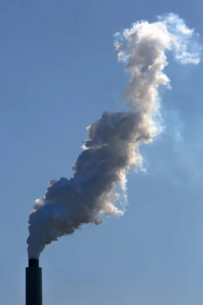 Imagem Uma Fábrica Industrial — Fotografia de Stock