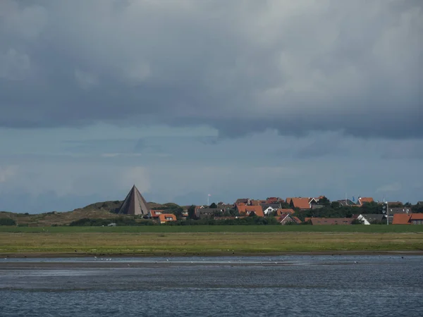 Ilha Spiekeroog Fundo Natural Viagens Alemãs — Fotografia de Stock