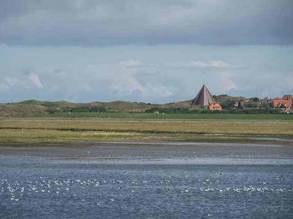 Isla Spiekeroog Fondo Natural Viajes Alemanes — Foto de Stock