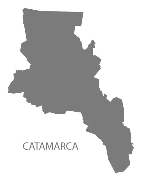 Catamarca Argentina Mapa Cinza — Fotografia de Stock