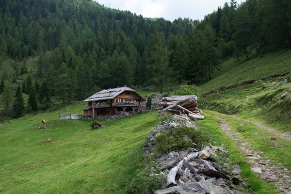 Vista Del Tirol Del Sur Alto Adigio Una Provincia Noreste — Foto de Stock